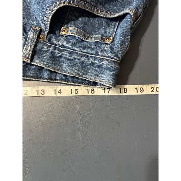 L.L.Bean Womens Double L Relaxed Fit Jeans Size 16WPetite Blue Denim Cotton Poly - Picture 8 of 12
